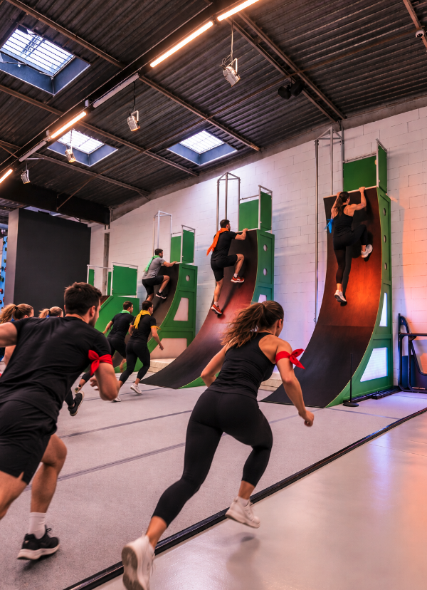 Ninja warrior en collaboration avec Positiv park